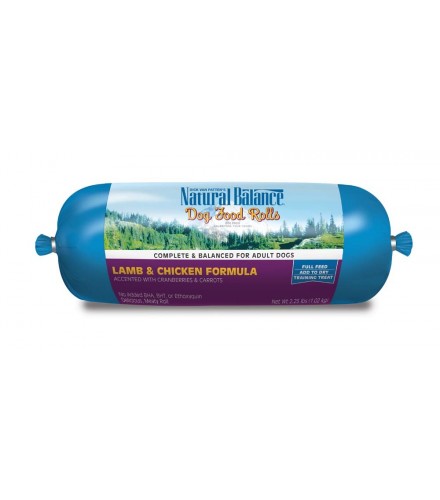 Natural Balance Lamb & Chicken Formula Dog Food Roll 2.25 lb